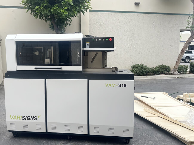 How Varisigns Letter Bending Machine Transforms Your Sign Shop 2 Varisigns Letter bending machine for signage production