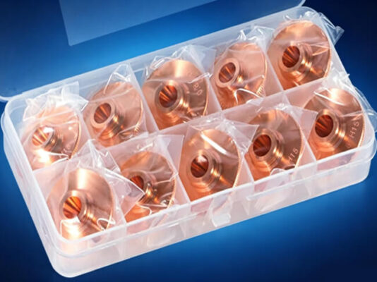 High-quality Laser Cutting Nozzles for Precision Cuts 12 fiber laser cutting nozzles package