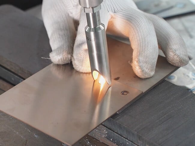 Tabletop Laser Welder and Handheld Welder in One: The Ultimate Hybrid Solution 6 lap joint handheld welding